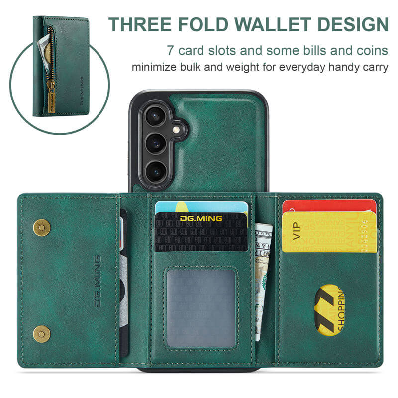 DG.MING Samsung Galaxy S25 Wallet Case