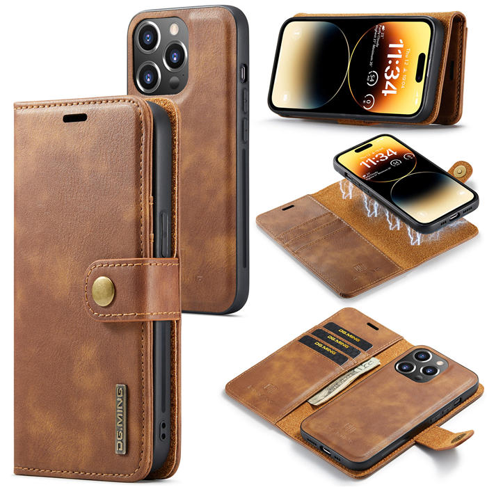 Dgming Iphone 14 Pro Max Wallet Magnetic Case 0899